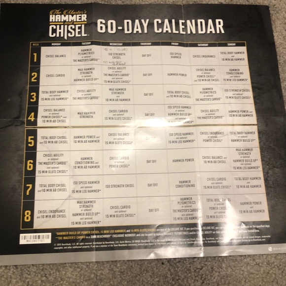 Beachbody Other Beachbody Hammer And Chisel Poshmark